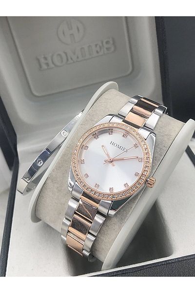 Homies Women's Watch New Season with Steel Bracelet Gift Hmse- 202062245