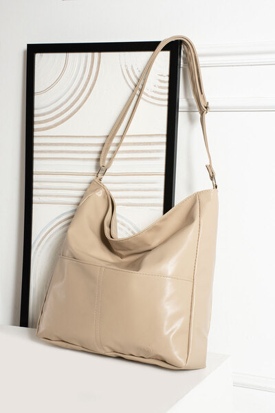 İAMBTŞY Γυναικεία τσάντα ώμου Casual με μαλακή δερμάτινη επένδυση