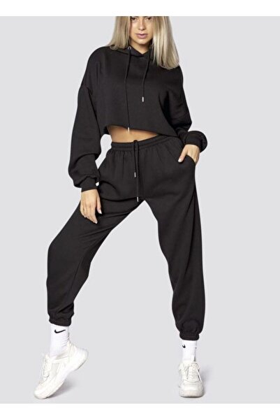 JustBS ΓΥΝΑΙΚΕΙΑ ΜΑΥΡΟ JOGGER BANGS ΒΑΜΒΑΚΙ ΦΟΡΜΟΝΙ