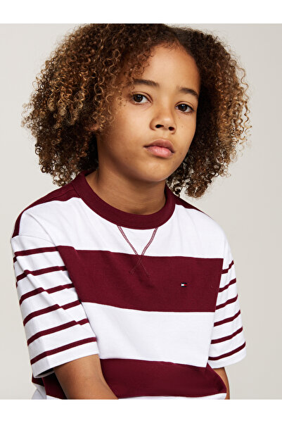 Tommy Hilfiger Multi Round Neck Short Sleeve Striped T-shirts