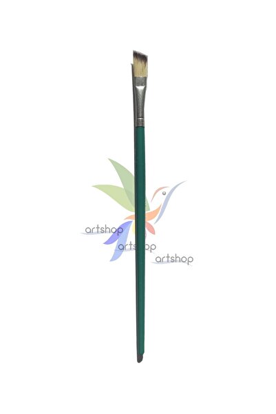 Artshop Kesik Uçlu Fırça, Yumuşak Uçlu, Akrilik Boya, Yağlı Boya, Sulu Boya, Guaj Boya Resim Fırçası