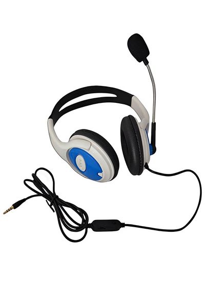 ASA Wired Gaming Headset With Microphone For PS4 White