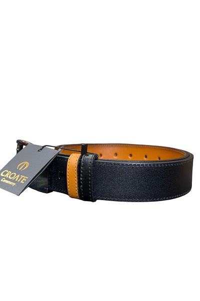 CROATE Double Sided Genuine Leather 3.5cm Classic Men's Belt