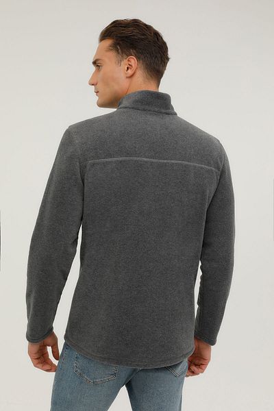 Kinetix Zippered Collar Fleece 2pr Anthracite Men's Fleece