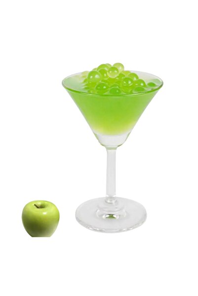 Ejder Ateşi Yeşil Elma Aromalı Bubble Tea Incileri 1000 Gr.-popping Boba -bubble Tea -tapyoka Incileri