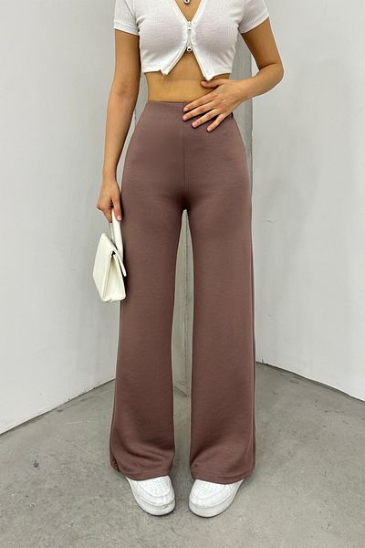 Sun Victoria Women's High Rise Comfortlux Straight Cut Elastic Waist Pants/Sweatpants
