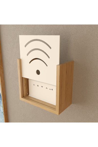 ROZBO 15x25x30 Modern Wi-Fi Modem Saklama Kutusu