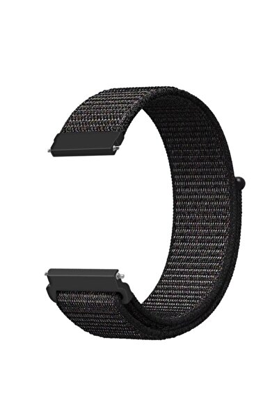 Tagomoon Lenovo Smart Watch S2 Uyumlu Spor Kumaş Desenli Cırt Cırtlı Kordon K...
