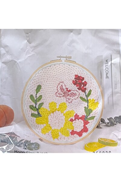 MENTAŞ مجموعة كاملة من إبرة وبكرة مطرزة بسلسلة سميكة