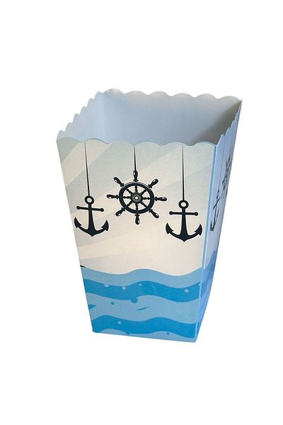 Cadde Süs Sailor Themed Popcorn Box
