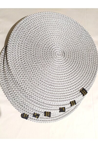 Mertli Home 6 Pieces of Stain-Proof Jute Handmade with Gray Color - American ...