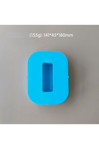 Generic قالب سيليكون من الراتينج والصابون على شكل حرف O كبير