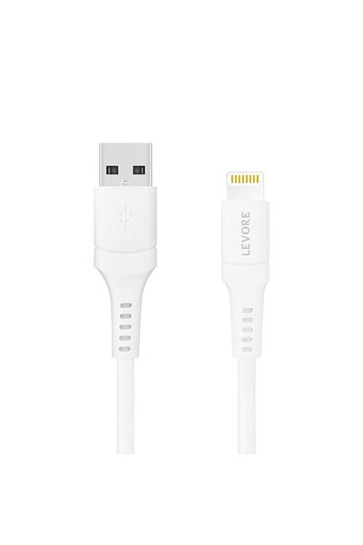 Levore USB to Lightning Cable MFI Certified TPE 1.8m - White