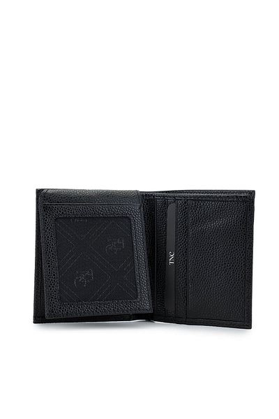 Tamer Tanca Men's Genuine Leather Black Caviar Wallet Wallet