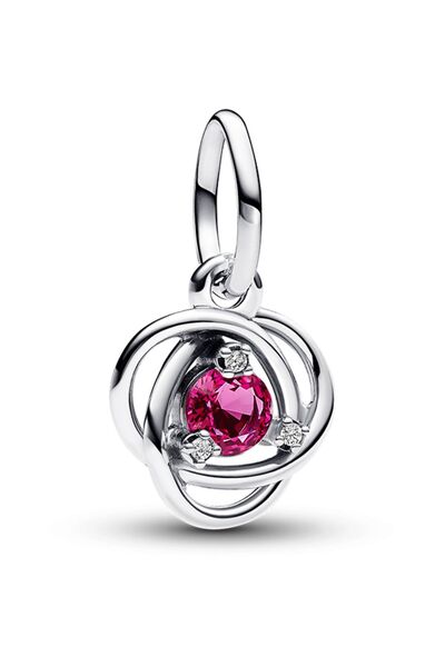 Pandora Pembe Sonsuzluk Sarmalı Sallantılı Charm