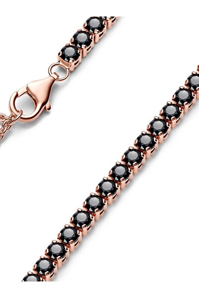 Pandora Siyah Işıltılı Tenis Bilekliği