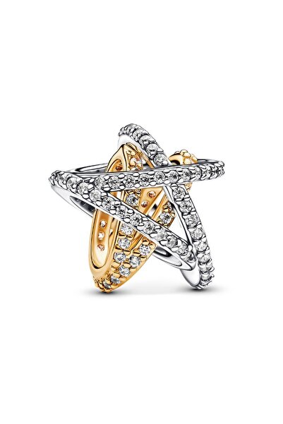 Pandora Işıltılı Çapraz Yıldız Charm