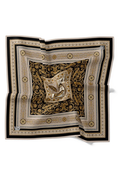 Levidor Etnik Desen Işıltılı Kristal Eşarp