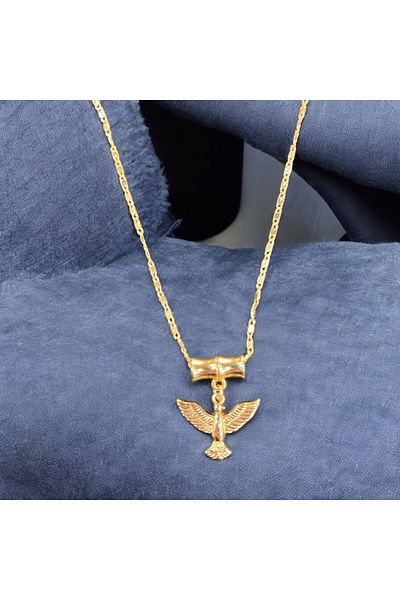 Store Emerald Phoenix Necklace Stainless No Darkening Steel