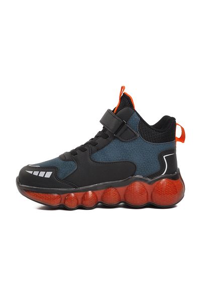 AYAKMOD Adidași unisex pentru copii - bleumarin, velcro Fred Long F