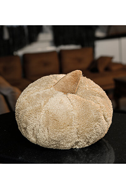 Özgüner Oyuncak Pabtex Dekoratif Peluş Kabak Yastık - 50 Cm Kırlent, Şık Ev D...