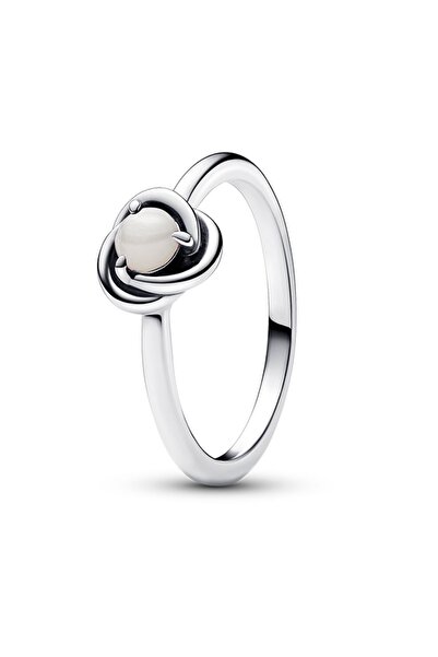 Pandora Haziran Burç Taşı Sonsuz Halka Yüzük