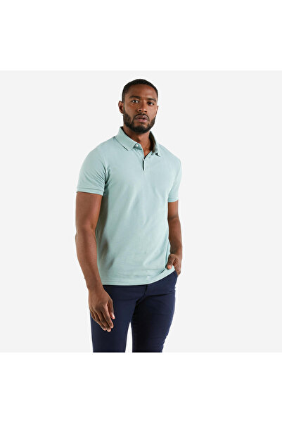 Decathlon Tricou polo cu mânecă scurtă pentru bărbați Tribord - Verde deschis...