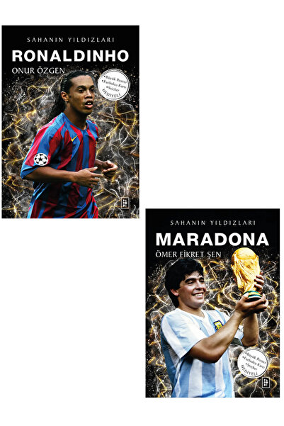 Efsane Yayınları Sahanın Yıldızları RONALDİNHO - MARADONA / Büyük Poster Futb...