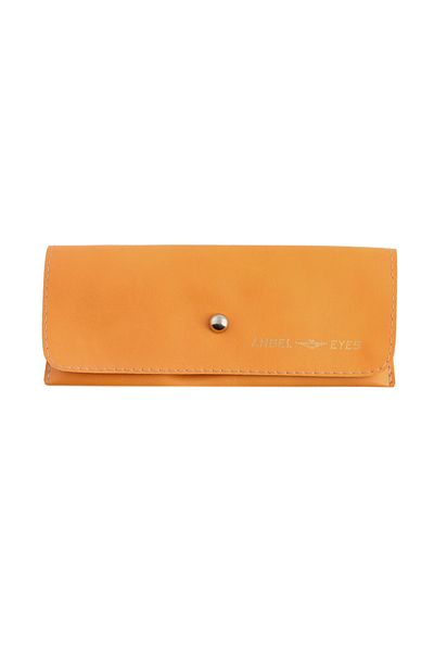 Angel Eyes Leather Look Drawstring Glasses Case - Angel Eyes Written