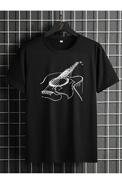 Marco Fresco Tricou unisex cu imprimeu chitara