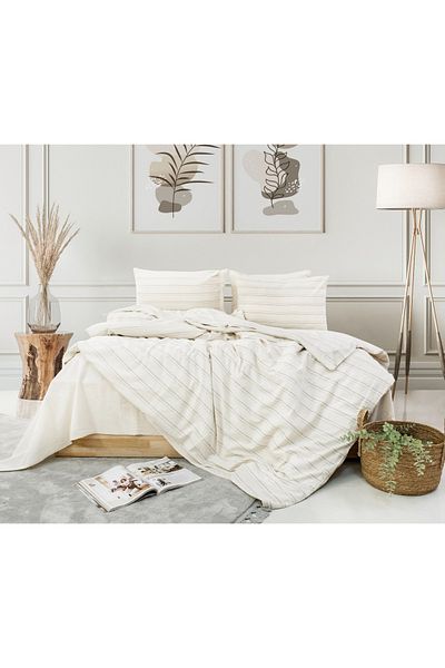 Dokubba Perfect Sleep - Σετ Παπλωματοθήκη Διπλό - Φυσικό Βαμβάκι