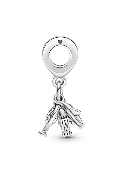 Pandora Uçak, Dünya Küresi ve Bavul Sallantılı Charm