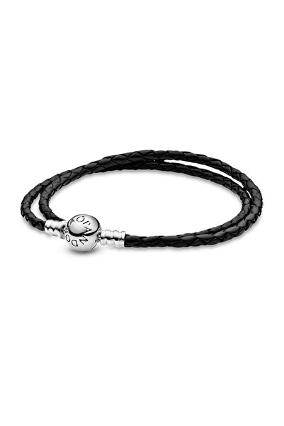 Pandora Moments Çift Katlı Deri Bileklik