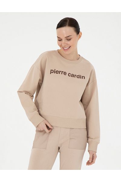 Pierre Cardin Beige Oversize Sweatshirt 50308055 -Vr011