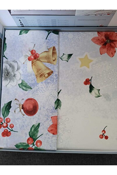 Taç Ranforce Christmas Pattern - Crown Charm Glow, Double