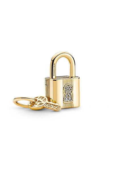 Pandora Kilit ve Anahtar Sallantılı Charm