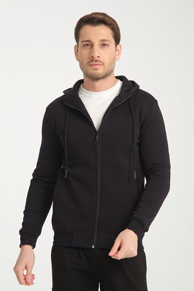 Rodi 3 Thread Zipper Hooded Sweatshirt 6052
