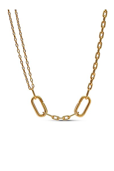 Pandora Me Çift Zincirli Halka Kolye