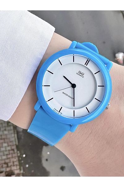 Q&Q  Women's Waterproof Plastic Cord Wristwatch