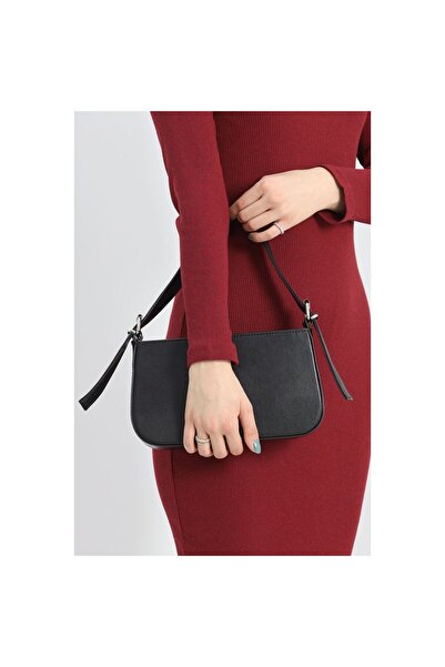 stilfest Minimal Χρήσιμη Γυναικεία Τσάντα ώμου και Χεριού Μαύρη