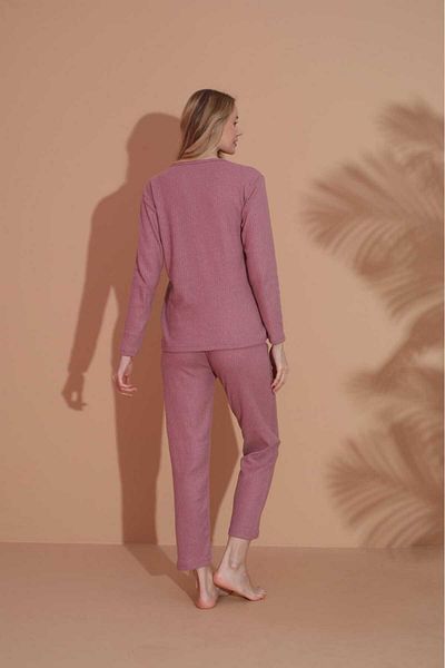 LİLA İÇ GİYİM Winter Soft Pajama Suit