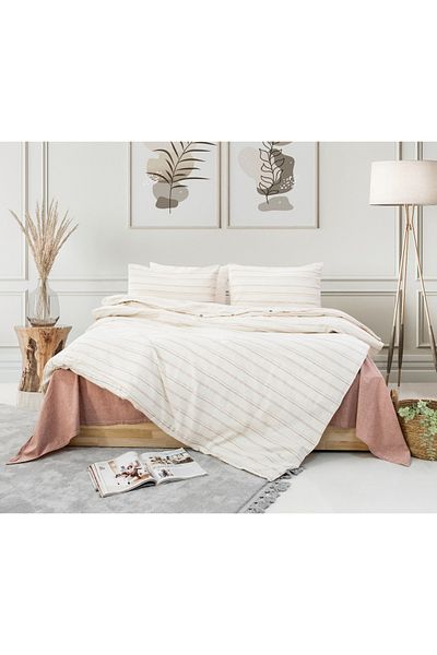 Dokubba Perfect Sleep - Σετ Παπλωματοθήκη Διπλό - Φυσικό Βαμβάκι