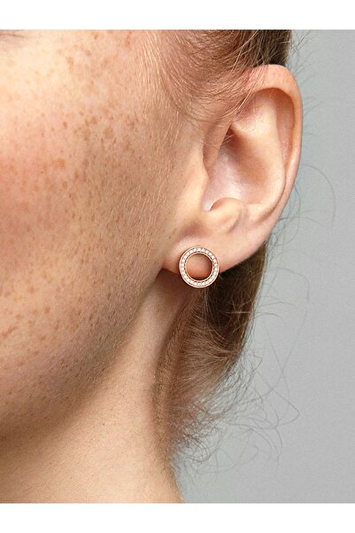 Pandora Işıltılı Yuvarlak Çivi Küpe