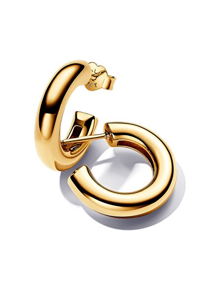 Pandora Yuvarlak Açık Halka Küpeler