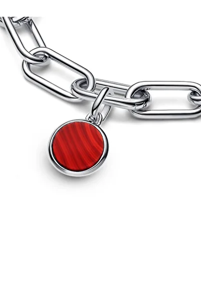 Pandora Text Processable Red Murano Mini Locket Charm