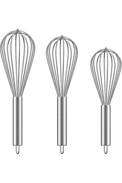 SAFA Manual egg beater, set of 3 pieces, 23 cm, 27 cm, 30 cm