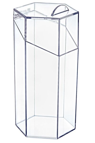 ROYALGROSS Brush Organizer with Lid – Transparent Makeup Organizer