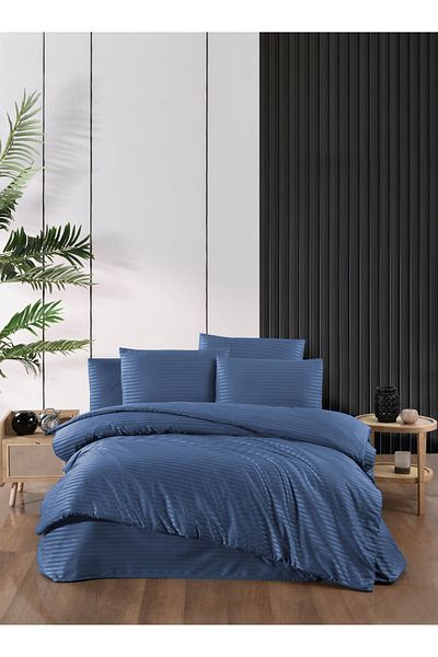 Home Çiqrik Home Double Cotton Satin Bedding Set