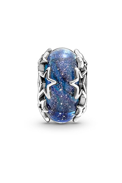 Pandora Galaksi Mavisi ve Yıldız Murano Charm