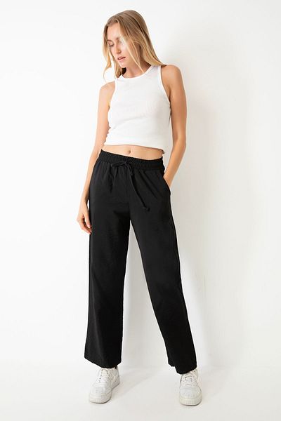Miss couture Summer Linen Thin Loose Trousers